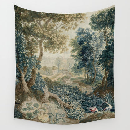 Antique 18th Century Flemish Verdure Tapestry Wall Tapestry Gallery Image 3