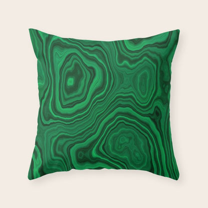Malachite Throw Pillow Gallery Image 4