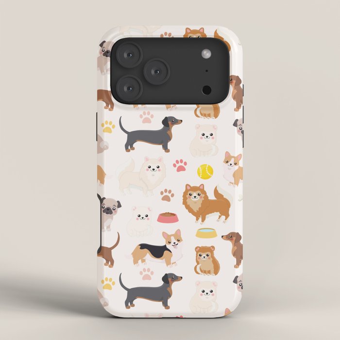 Cute Dog Pattern iPhone Case Gallery Image 4