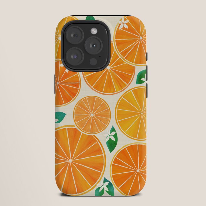 Orange Slices With Blossoms iPhone Case Gallery Image 11