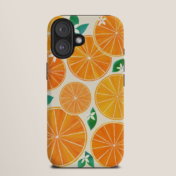 Orange Slices With Blossoms iPhone Case Gallery Image 9
