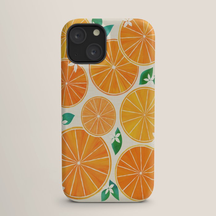 Orange Slices With Blossoms iPhone Case Gallery Image 17