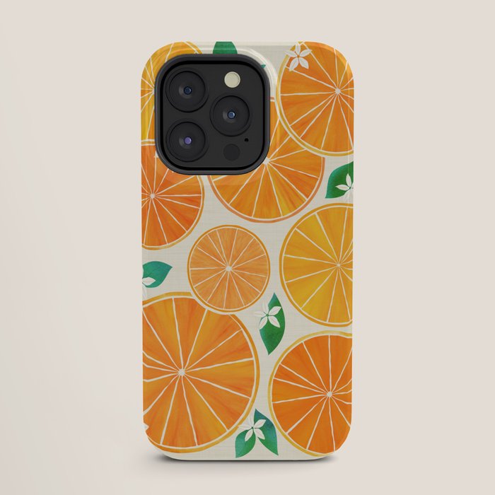 Orange Slices With Blossoms iPhone Case Gallery Image 27