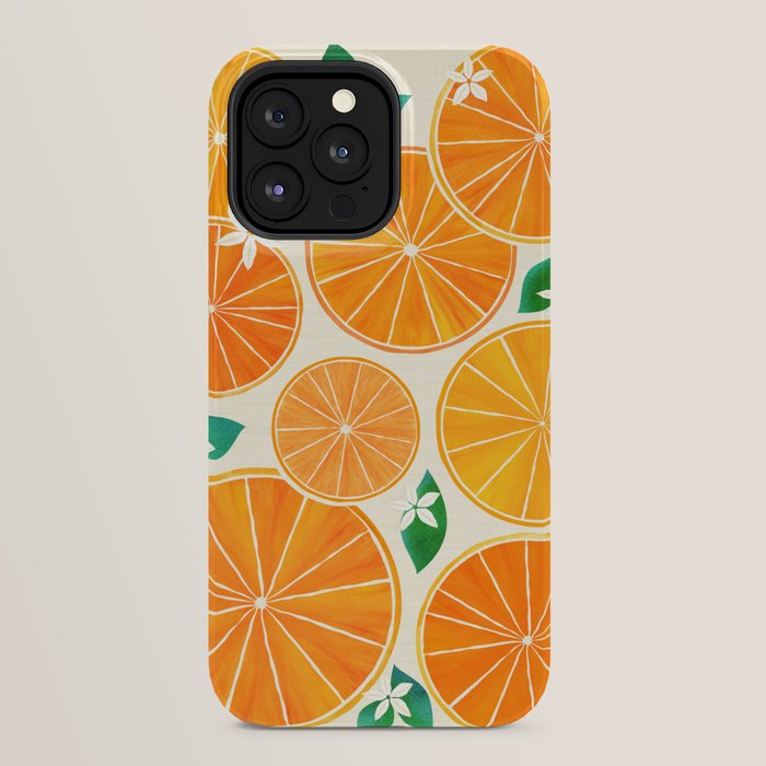 Orange Slices With Blossoms iPhone Case Gallery Image 32