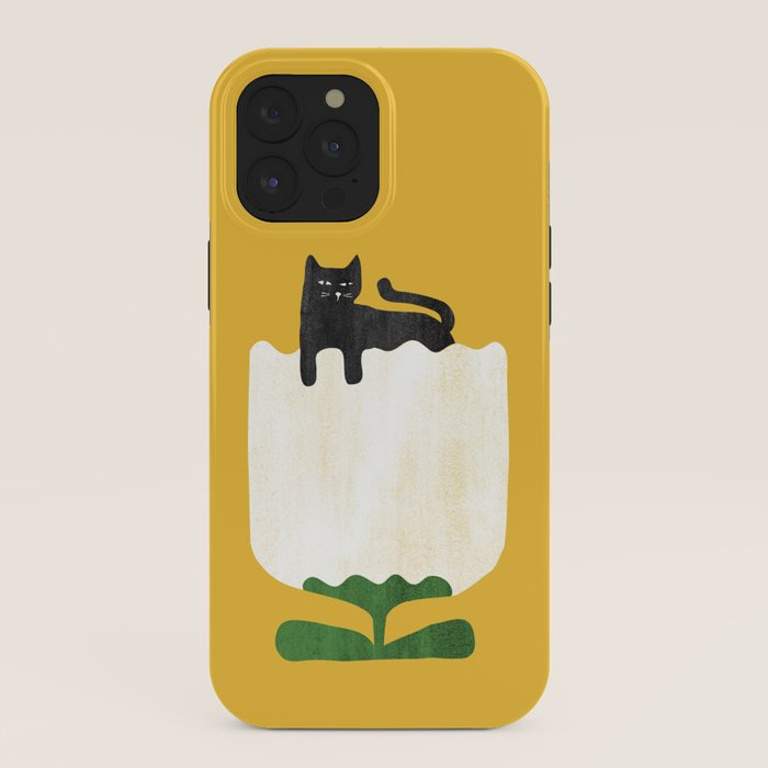 Still life with cat and flower iPhone Case Gallery Image 40