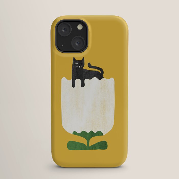 Still life with cat and flower iPhone Case Gallery Image 17