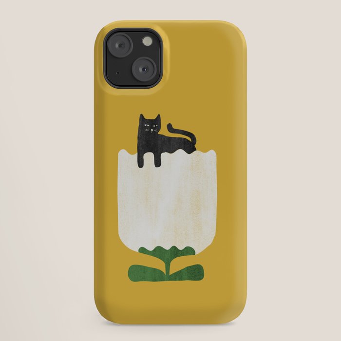 Still life with cat and flower iPhone Case Gallery Image 18