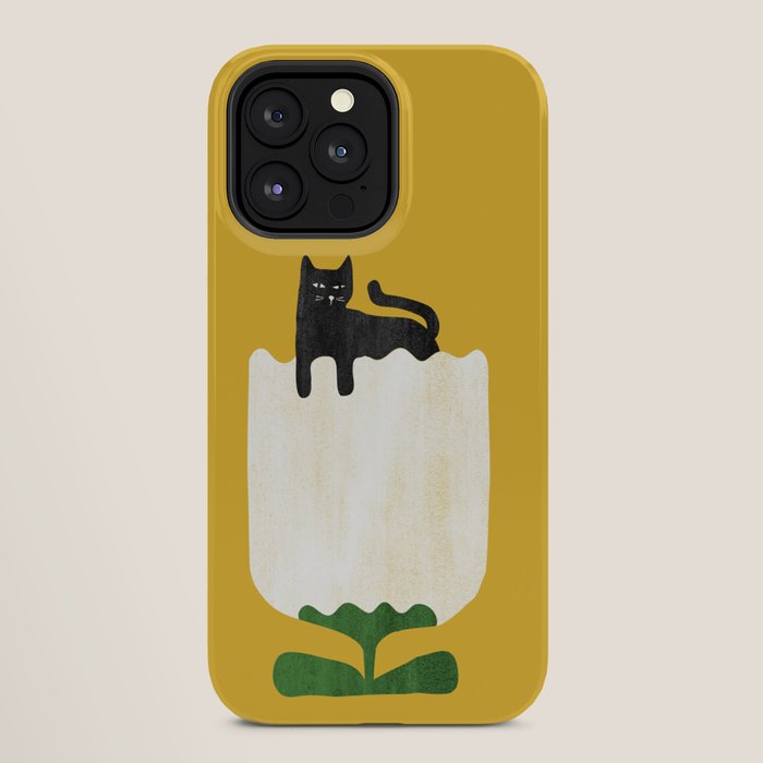 Still life with cat and flower iPhone Case Gallery Image 28