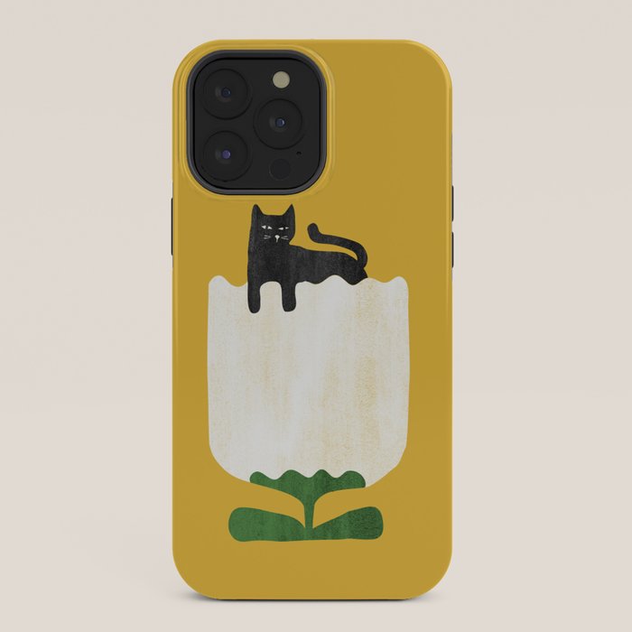 Still life with cat and flower iPhone Case Gallery Image 36