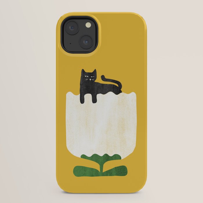 Still life with cat and flower iPhone Case Gallery Image 30
