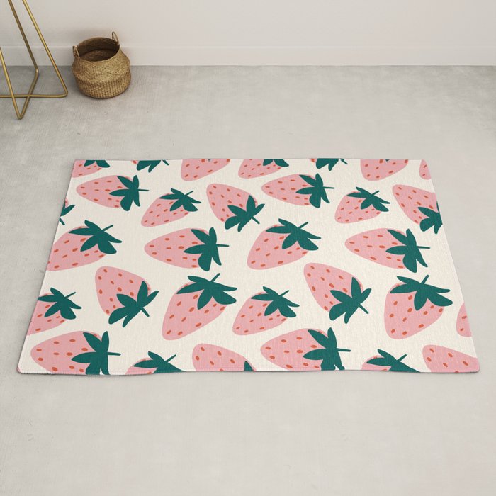 Cute Strawberry Rug Gallery Image 2