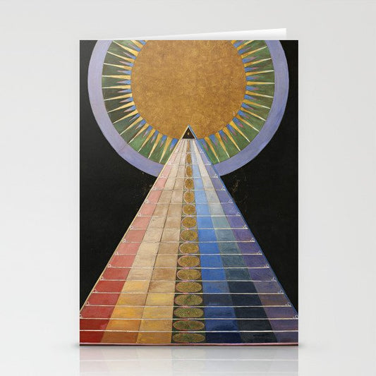 "Altarpiece" by Hilma af Klint (1907) Stationery Card Gallery Image 1
