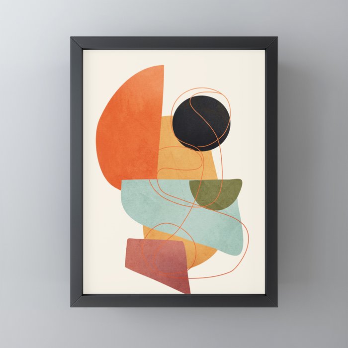 Abstract Shapes 16 Mini Art Print Gallery Image 3