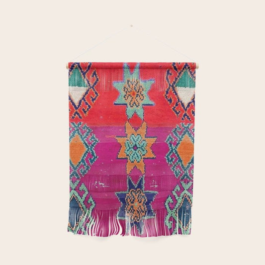 Moroccan Traditional Carpet Artwork Wall Hanging Gallery Image 1