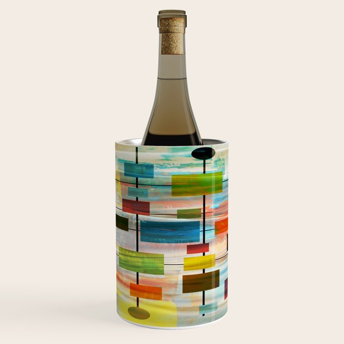 Mid-Century Modern Art 1.3 - Graffiti Style Wine Chiller Gallery Image 1