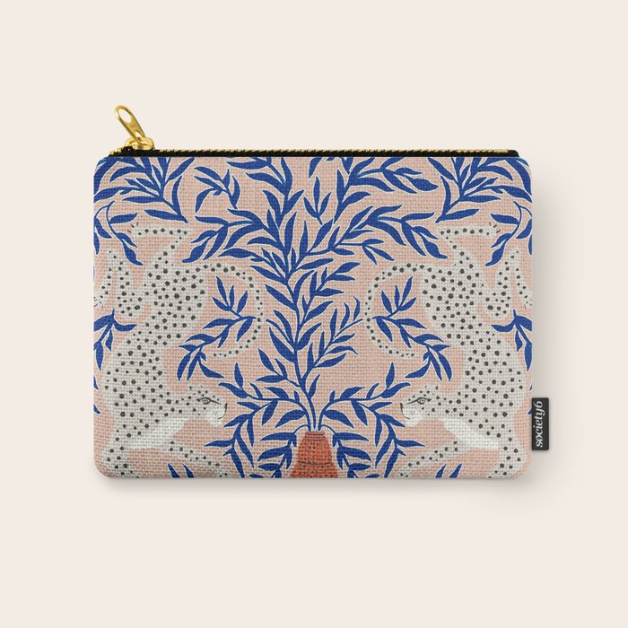 Leopard Vase Carry All Pouch Gallery Image 1