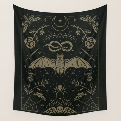 Cemetery Nights Wall Tapestry Gallery Image 3