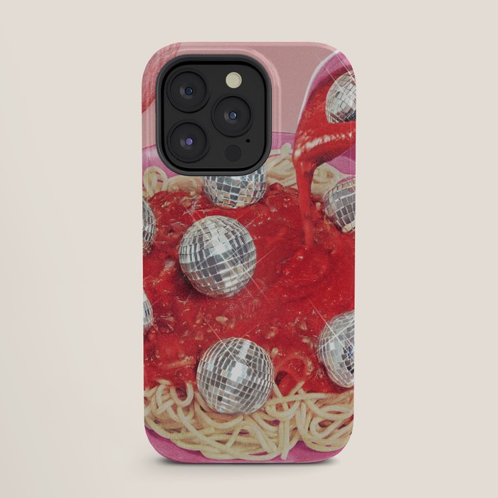 Spaghetti Disco Balls - Pink and Red iPhone Case Gallery Image 27