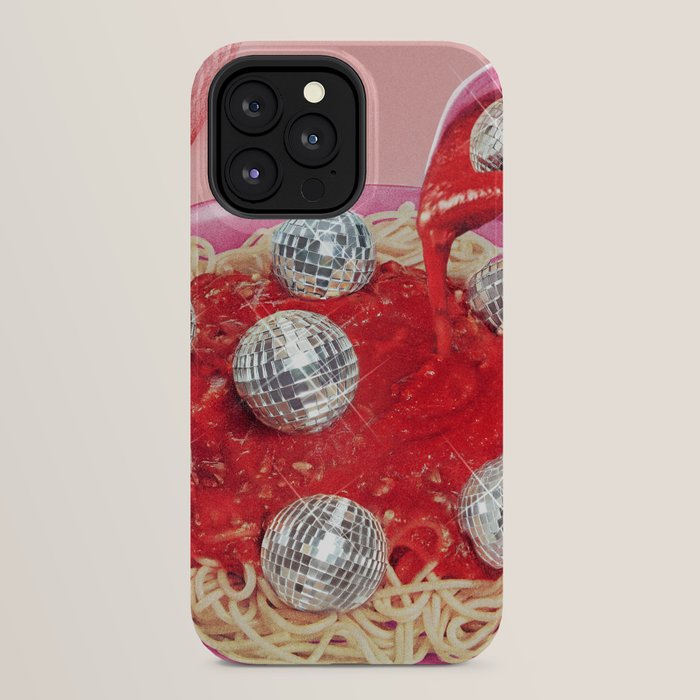 Spaghetti Disco Balls - Pink and Red iPhone Case Gallery Image 32