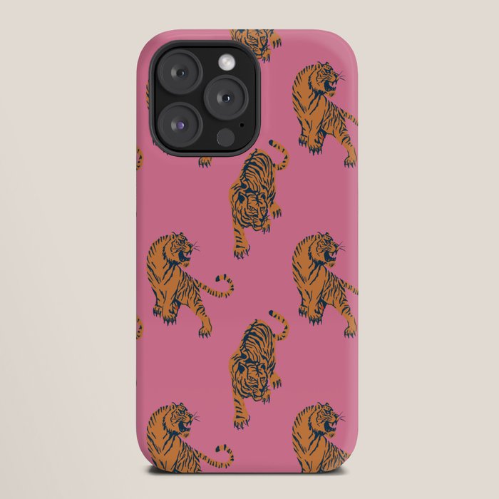 tiger print pink iPhone Case Gallery Image 20