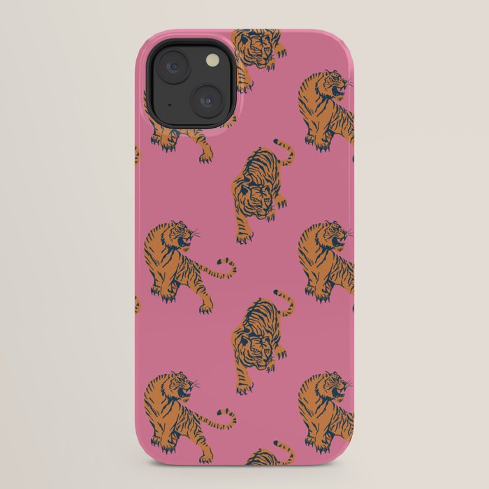 tiger print pink iPhone Case Gallery Image 30