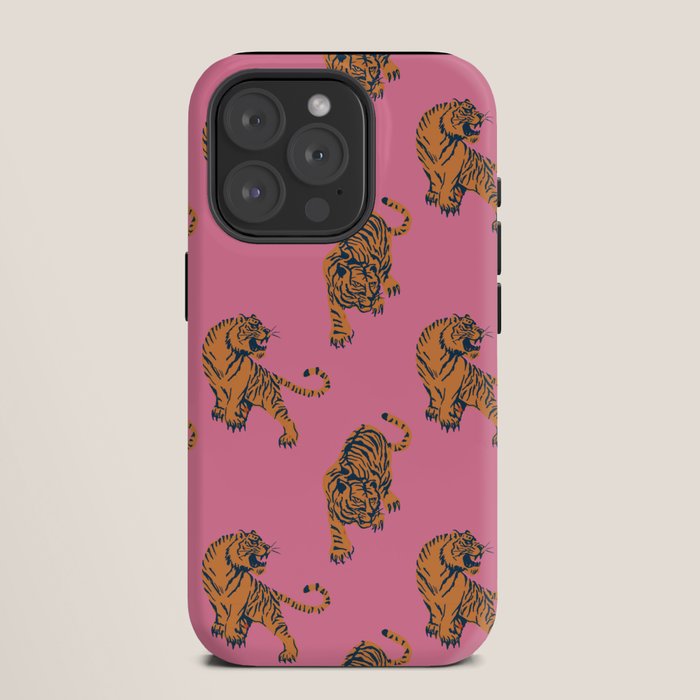 tiger print pink iPhone Case Gallery Image 11
