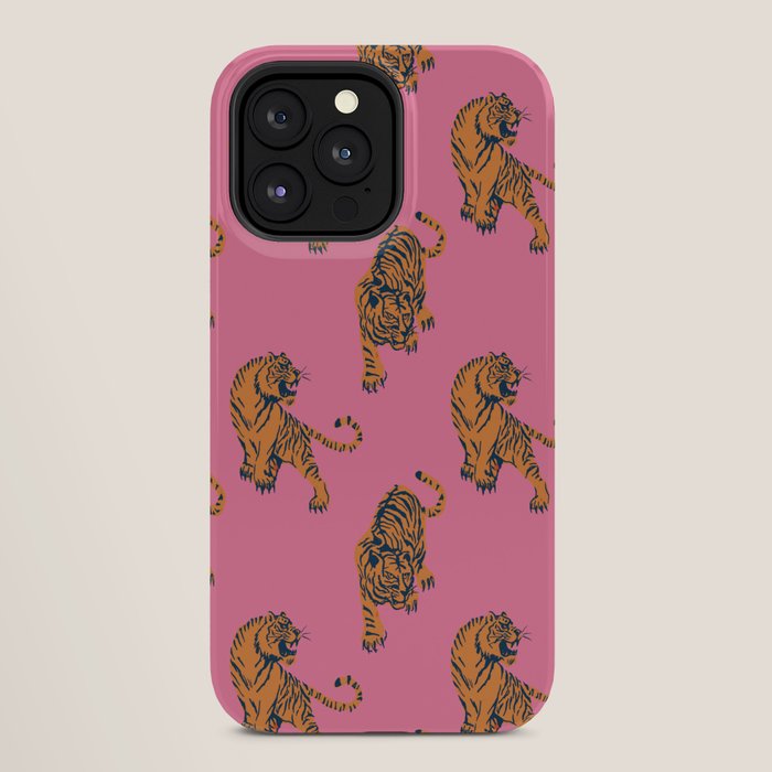 tiger print pink iPhone Case Gallery Image 28