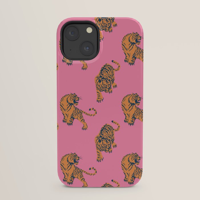 tiger print pink iPhone Case Gallery Image 29