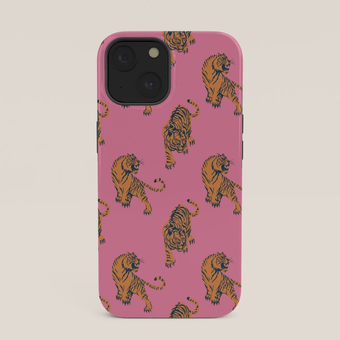 tiger print pink iPhone Case Gallery Image 33