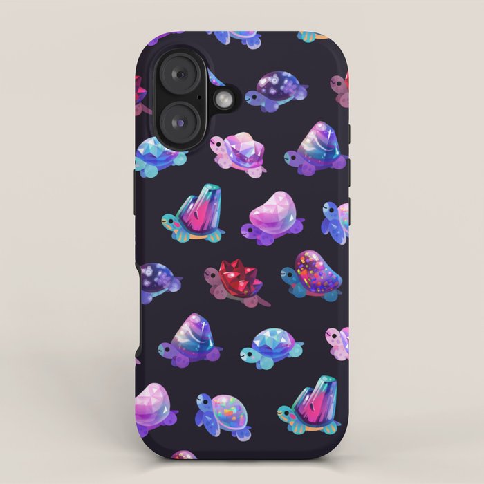 Jewel turtle iPhone Case Gallery Image 1
