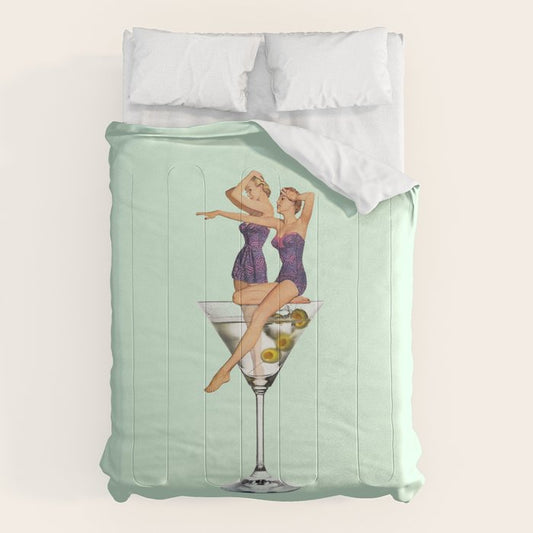 girls night green Comforter Gallery Image 1