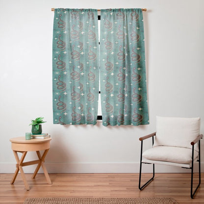 Slither - Green Window Curtain Gallery Image 15