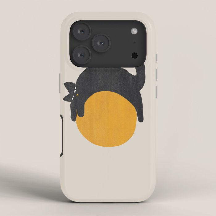 Cat with ball iPhone Case Gallery Image 3