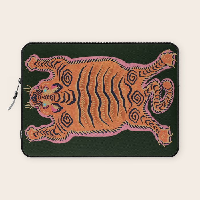 Wild Tiger Rug Laptop Sleeve Gallery Image 1