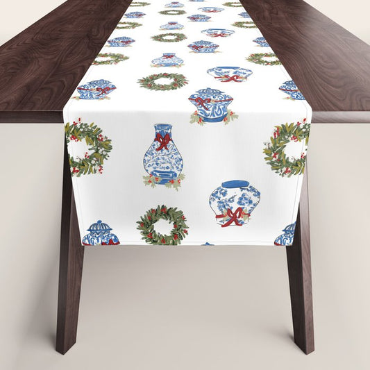 Ginger Jar Christmas Table Runner Gallery Image 1