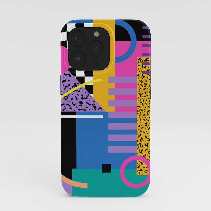 Memphis pattern 101 - 80s / 90s Retro iPhone Case Gallery Image 39