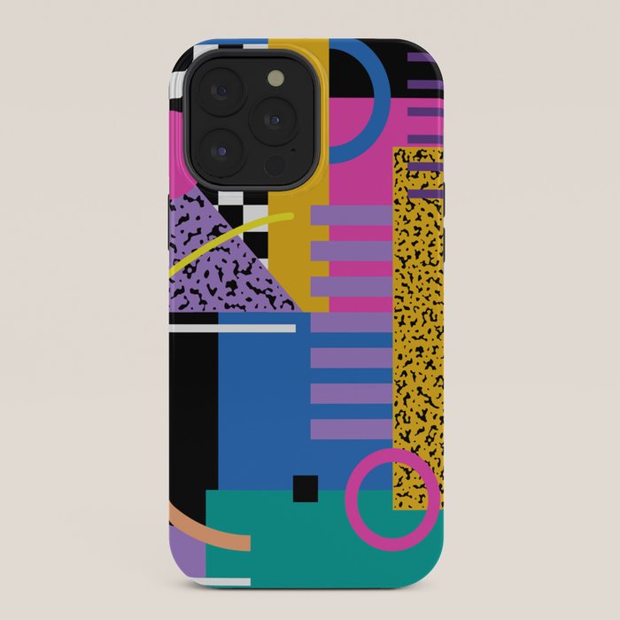 Memphis pattern 101 - 80s / 90s Retro iPhone Case Gallery Image 36