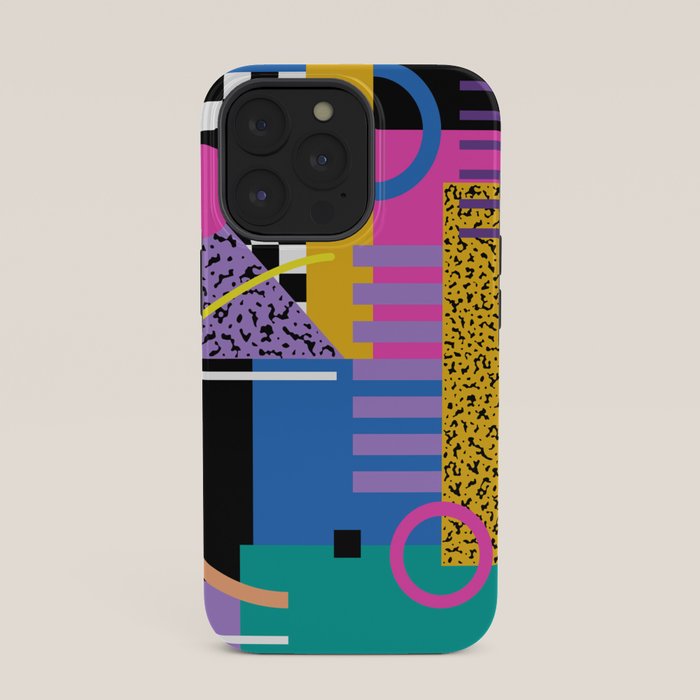 Memphis pattern 101 - 80s / 90s Retro iPhone Case Gallery Image 35