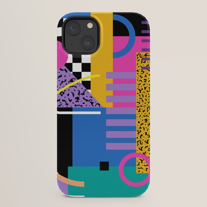 Memphis pattern 101 - 80s / 90s Retro iPhone Case Gallery Image 22