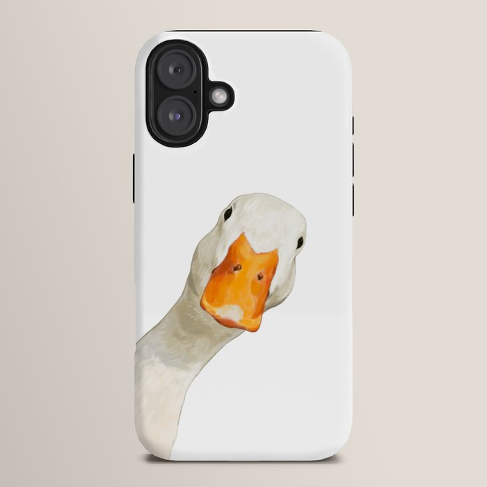 Sneaky White Duck iPhone Case Gallery Image 14
