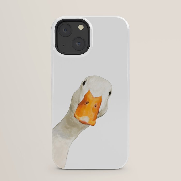 Sneaky White Duck iPhone Case Gallery Image 21