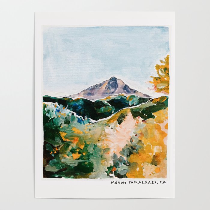 Mount Tam Marin County California Poster Gallery Image 2