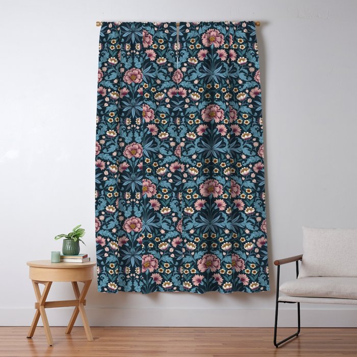 Romantic Botanica - Carnation Window Curtain Gallery Image 5