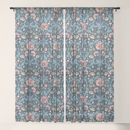 Romantic Botanica - Carnation Window Curtain Gallery Image 21