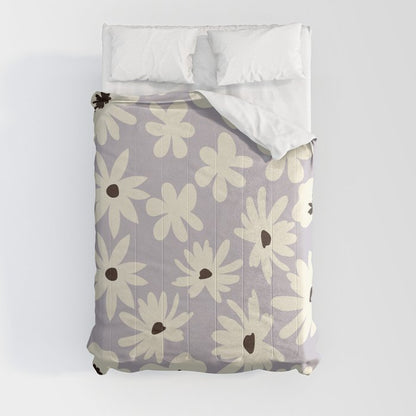 Flower market, Florence, Summer aesthetic Comforter Gallery Image 3
