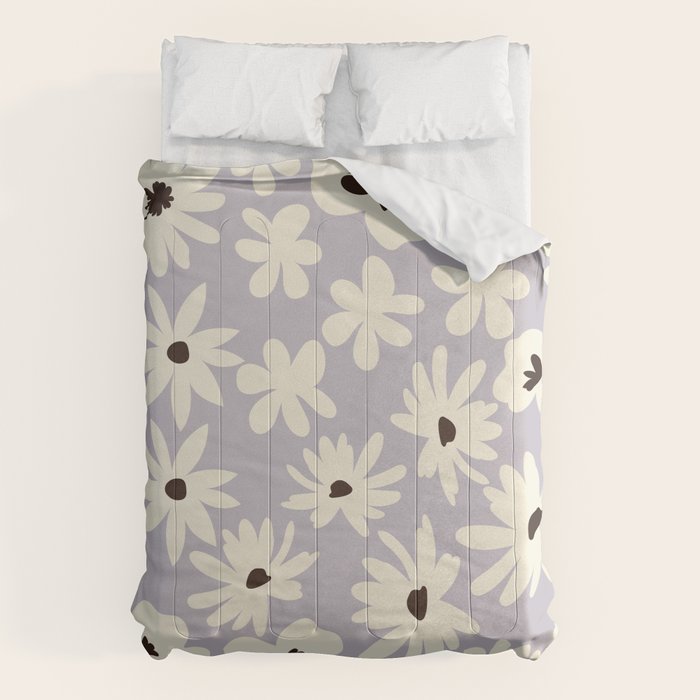 Flower market, Florence, Summer aesthetic Comforter Gallery Image 1