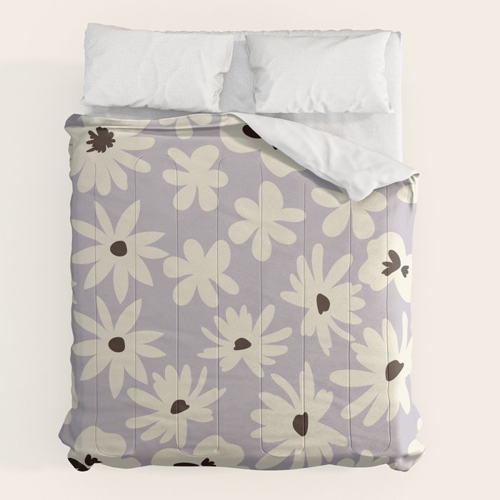Flower market, Florence, Summer aesthetic Comforter Gallery Image 7