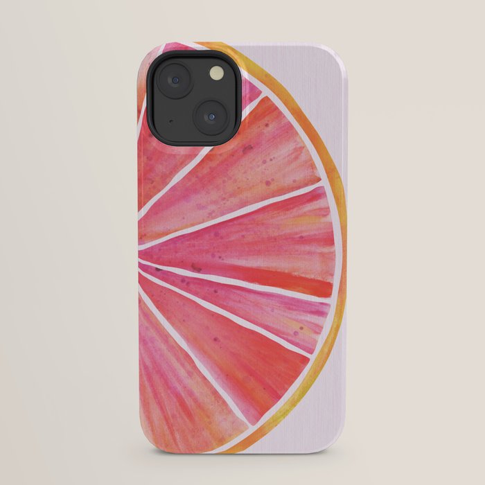 Sunny Grapefruit Watercolor iPhone Case Gallery Image 21