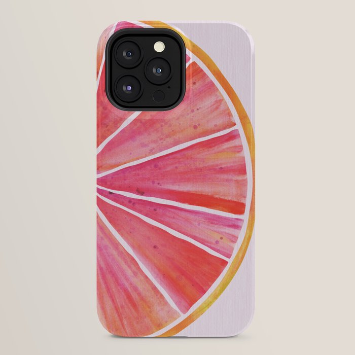 Sunny Grapefruit Watercolor iPhone Case Gallery Image 24