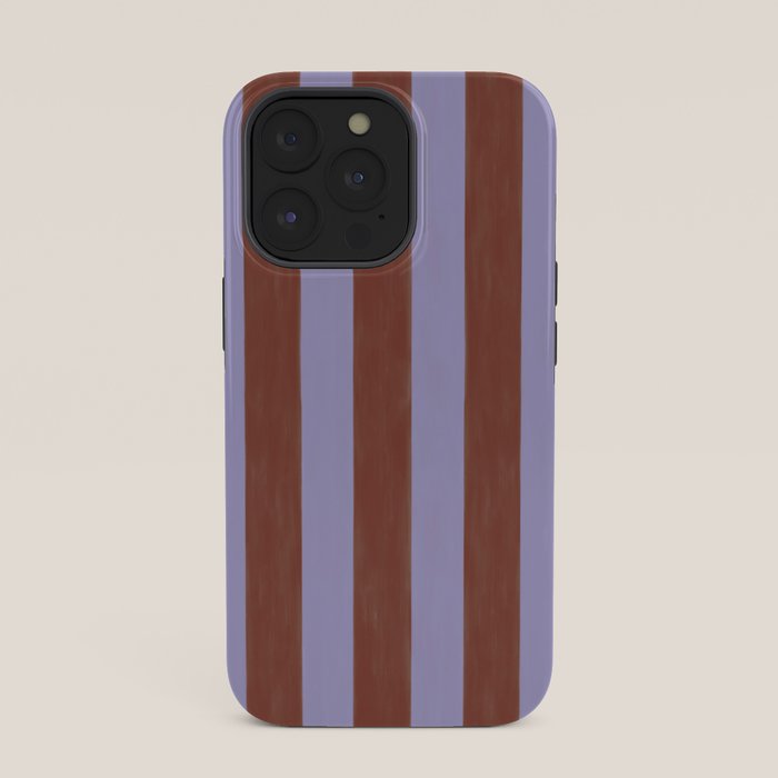 wide stripe in cacao iPhone Case Gallery Image 35